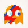 Invader: Aladdin Sane (orange) - Signed Print