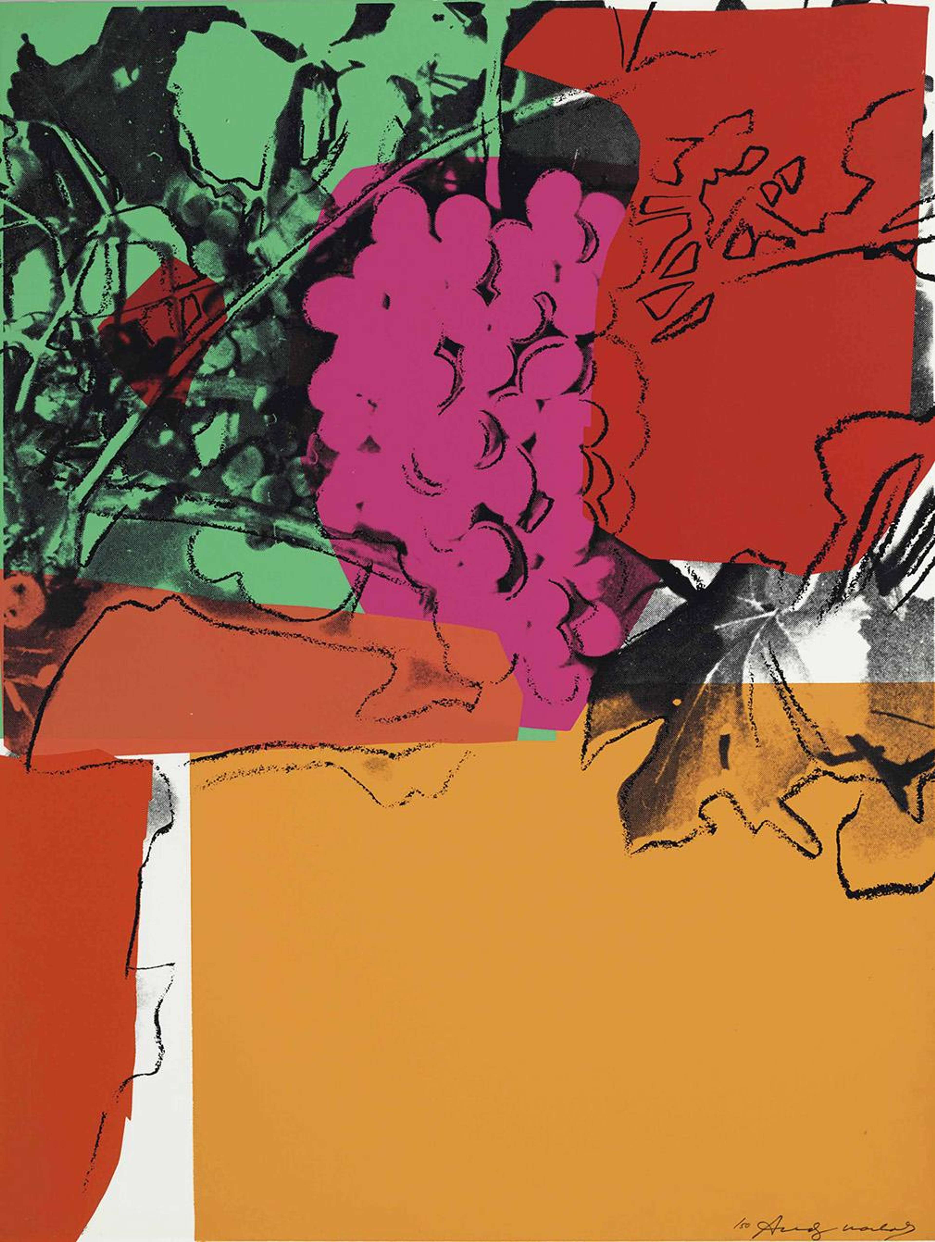 Grapes (F. & S. II.190) by Andy Warhol