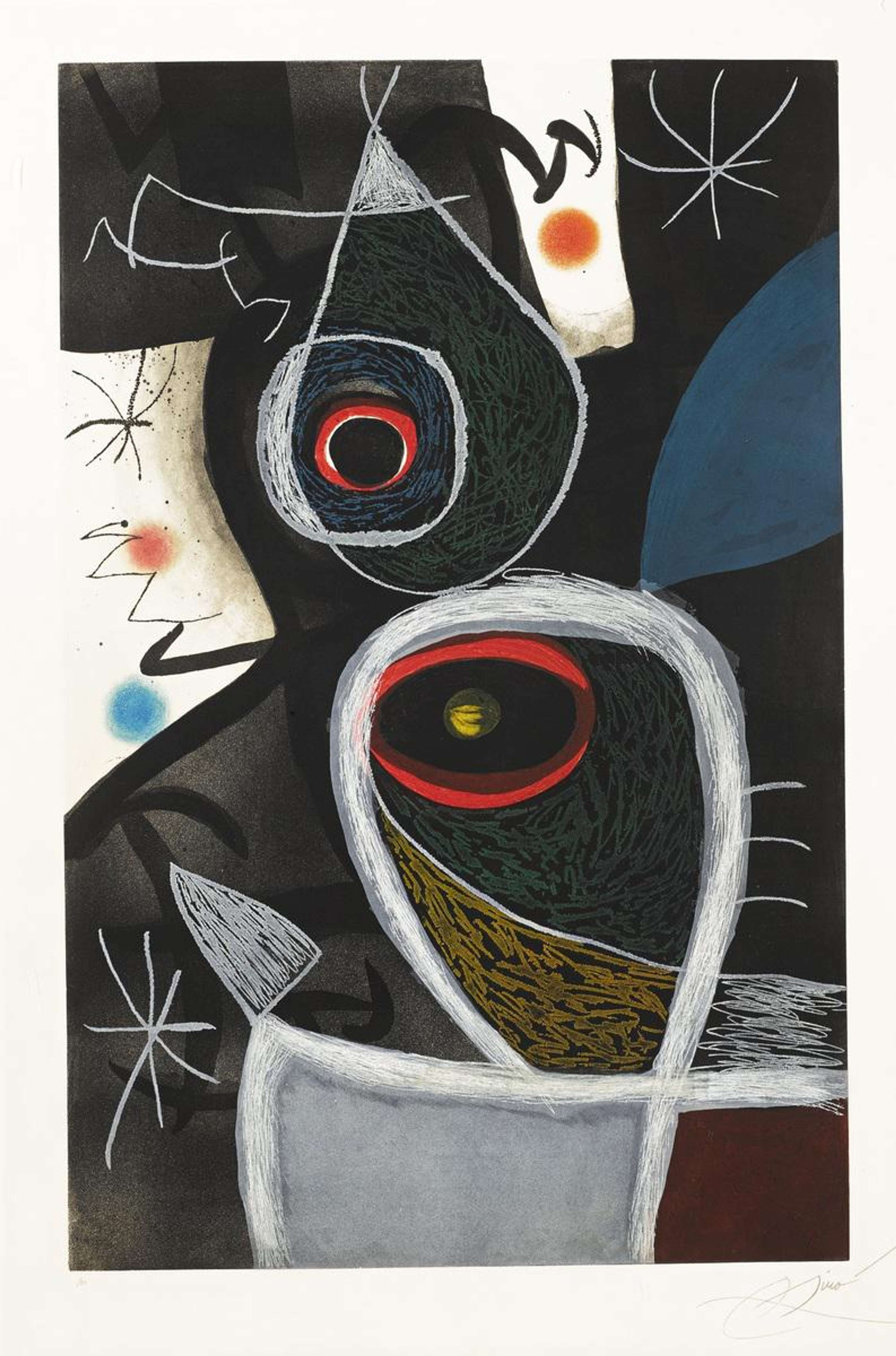 Le Somnambule - Signed Print by Joan Miro 1974 - MyArtBroker