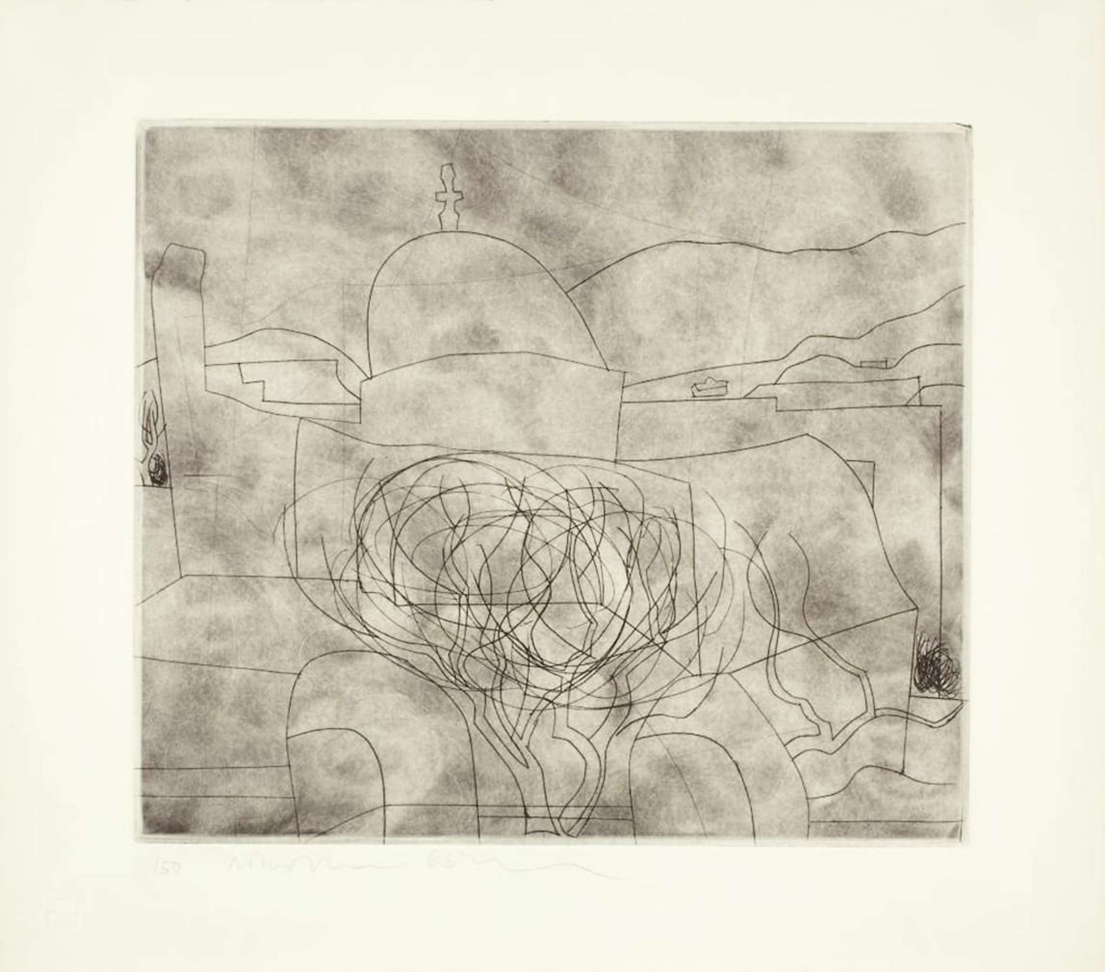 Storm Over Paros - Signed Print by Ben Nicholson 1965 - MyArtBroker