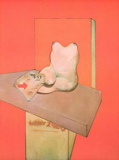 Study Of The Human Body From A Drawing By Ingres - Signed Print by Francis Bacon 1982 - MyArtBroker
