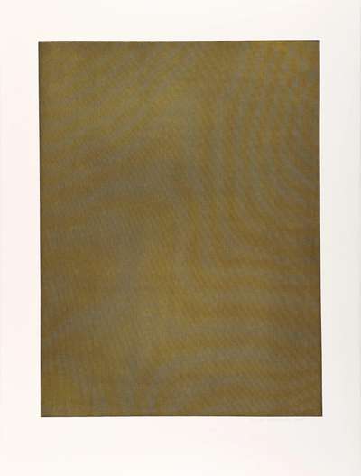 Mesh Moire III - Signed Print by Tauba Auerbach 2012 - MyArtBroker