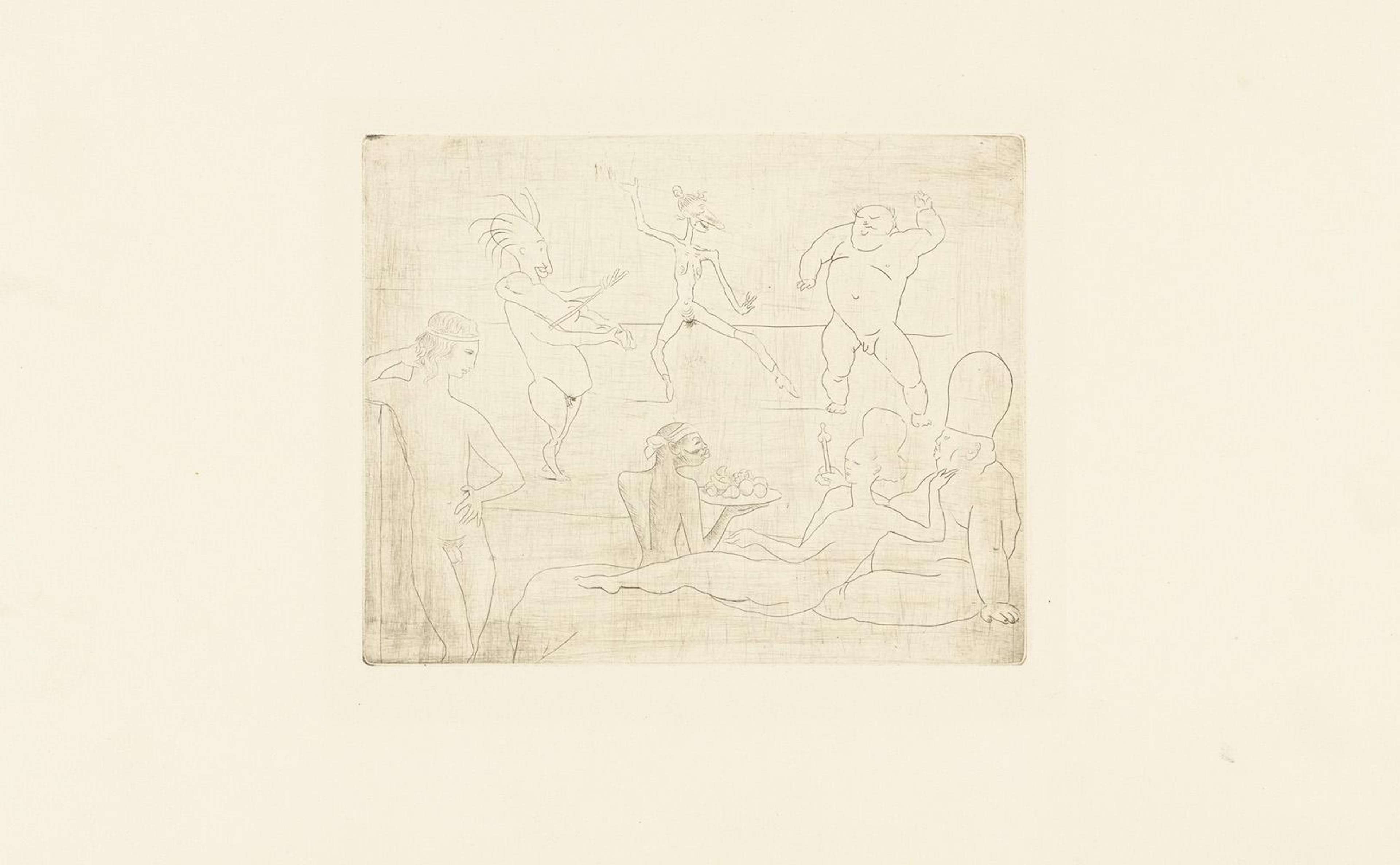 La Danse Barbare - Unsigned Print by Pablo Picasso 1905 - MyArtBroker