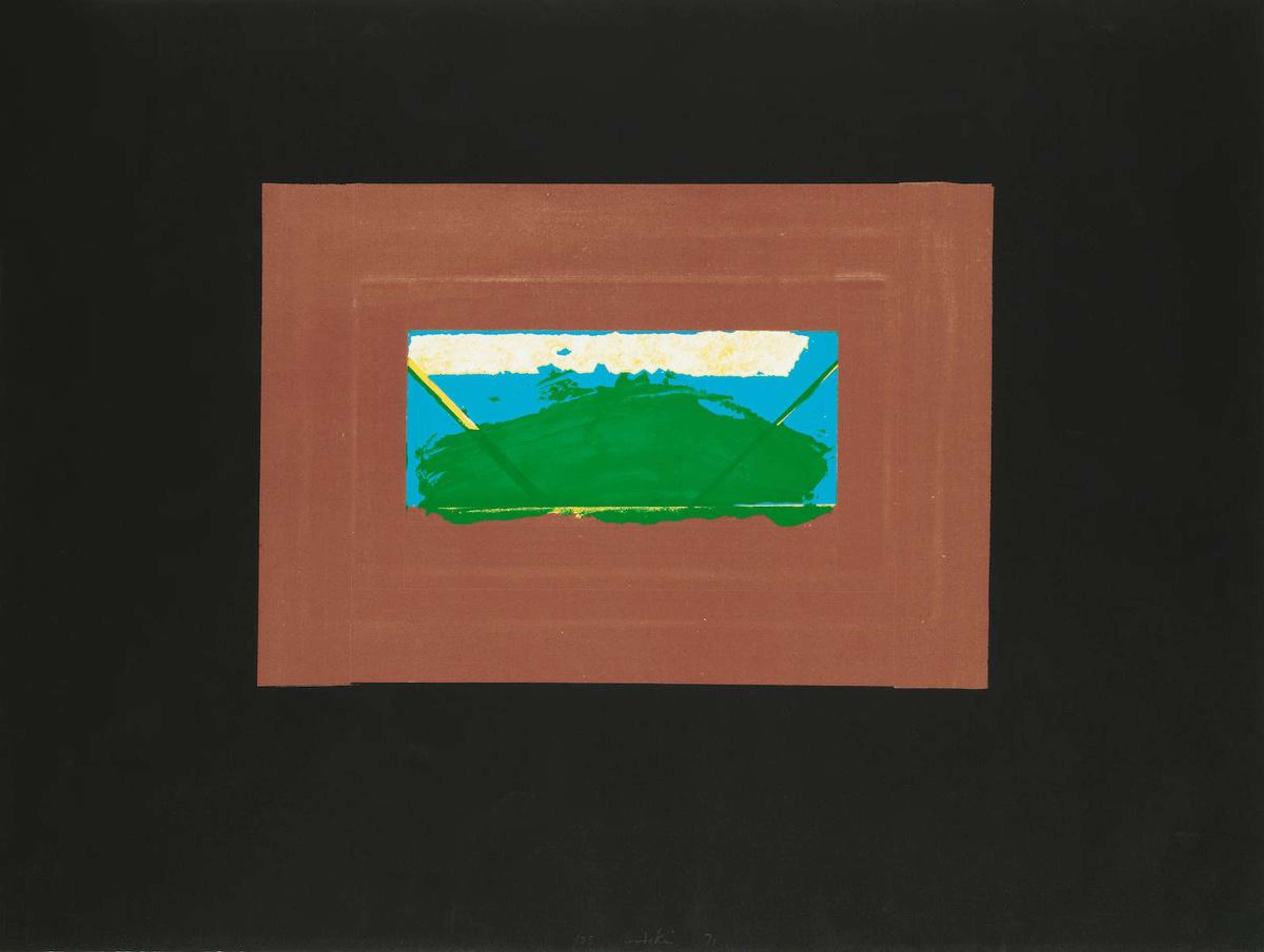 Indian View G - Signed Print by Howard Hodgkin 1971 - MyArtBroker