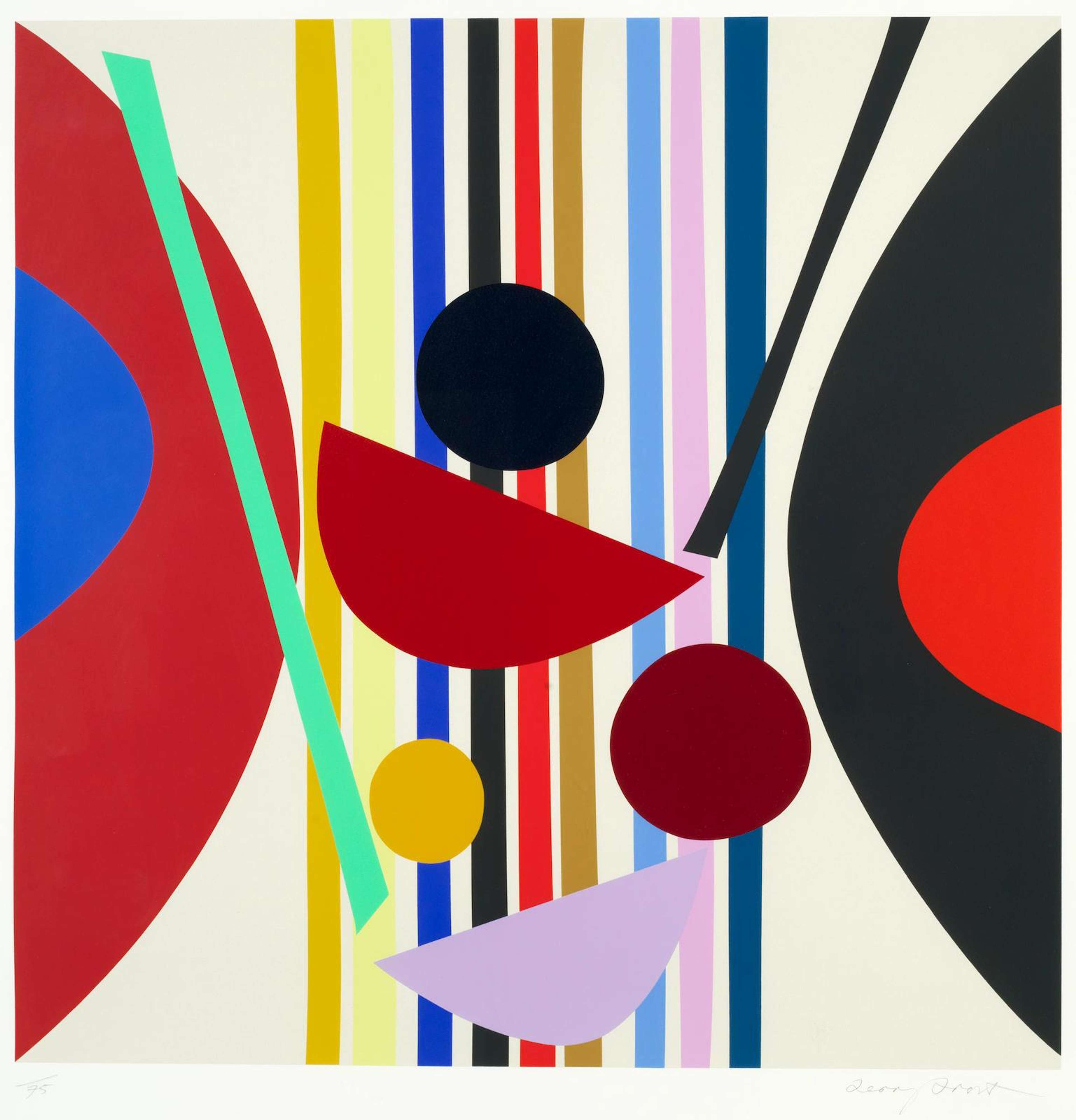 Vertical Rhythms - Signed Print by Sir Terry Frost 2001 - MyArtBroker