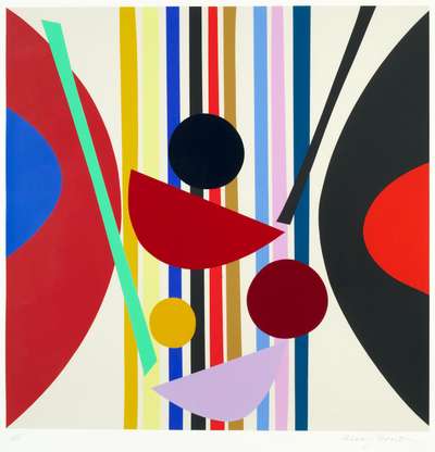 Vertical Rhythms - Signed Print by Sir Terry Frost 2001 - MyArtBroker