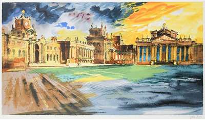 Blenheim Palace - Signed Print by John Piper 1988 - MyArtBroker