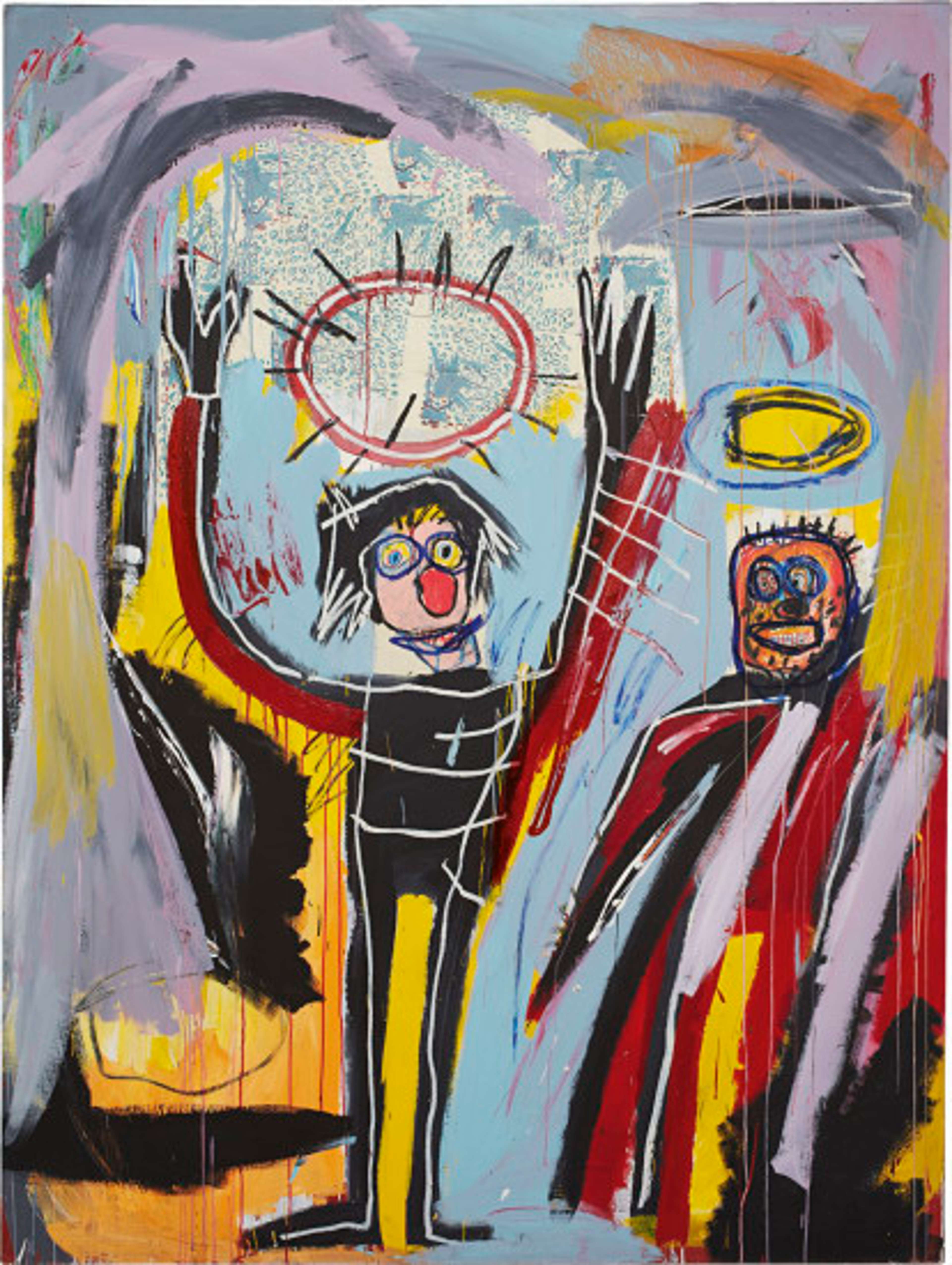 La peinture « Humidity » de Jean-Michel Basquiat, vendue à plusieurs acheteurs par le galeriste Inigo Philbrick.