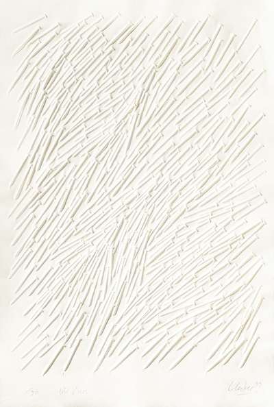 Wind - Signed Print by Gunther Uecker 1999 - MyArtBroker