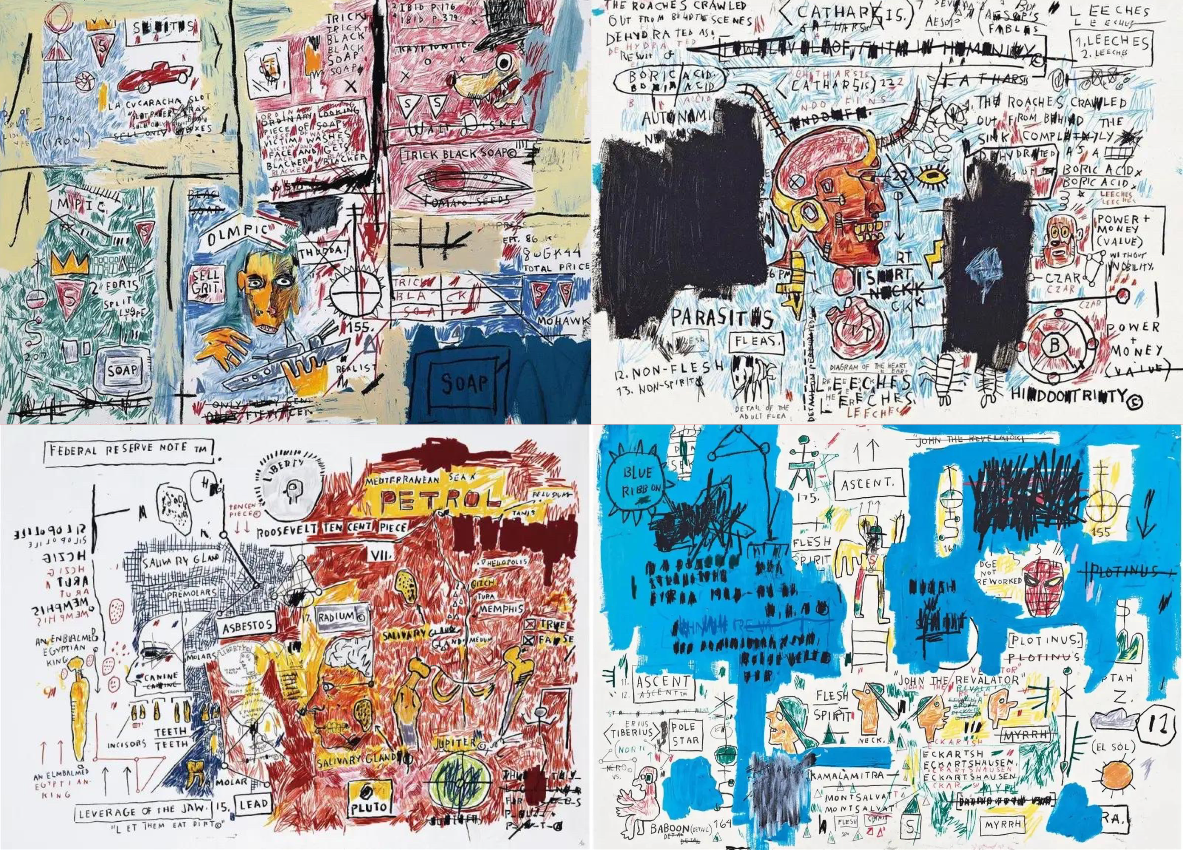 Ascent, Liberty, Leeches, Olympic par Jean-Michel Basquiat - MyArtBroker