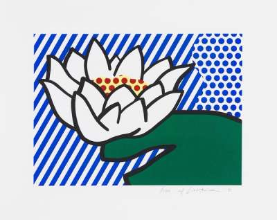 Water Lily - Signed Print by Roy Lichtenstein 1993 - MyArtBroker