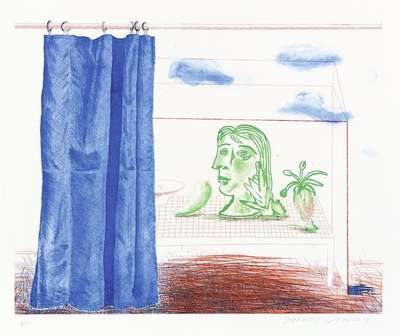 What Is This Picasso - Signed Print by David Hockney 1976 - MyArtBroker