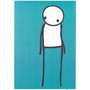 Stik: Deep (teal) - Signed Print