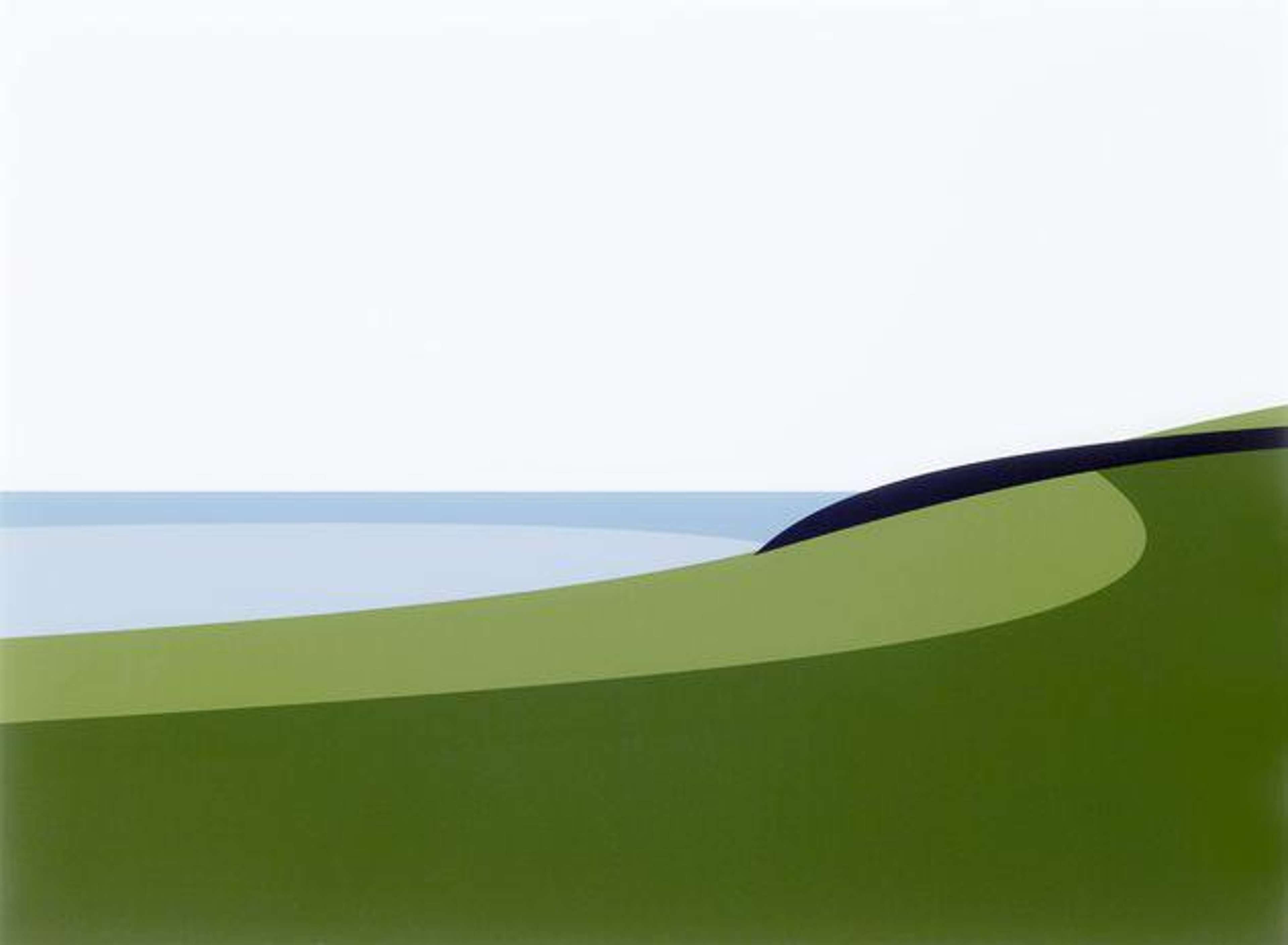 Cornish Coast 2: Lantivet Coast - Signed Print by Julian Opie 2017 - MyArtBroker