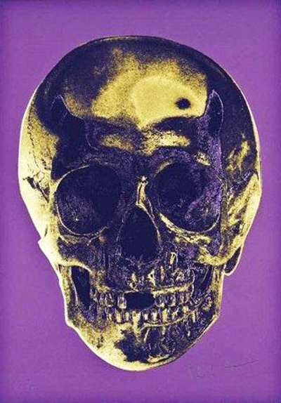 Till Death Do Us Part (long life purple african gold imperial purple) - Signed Print by Damien Hirst 2012 - MyArtBroker