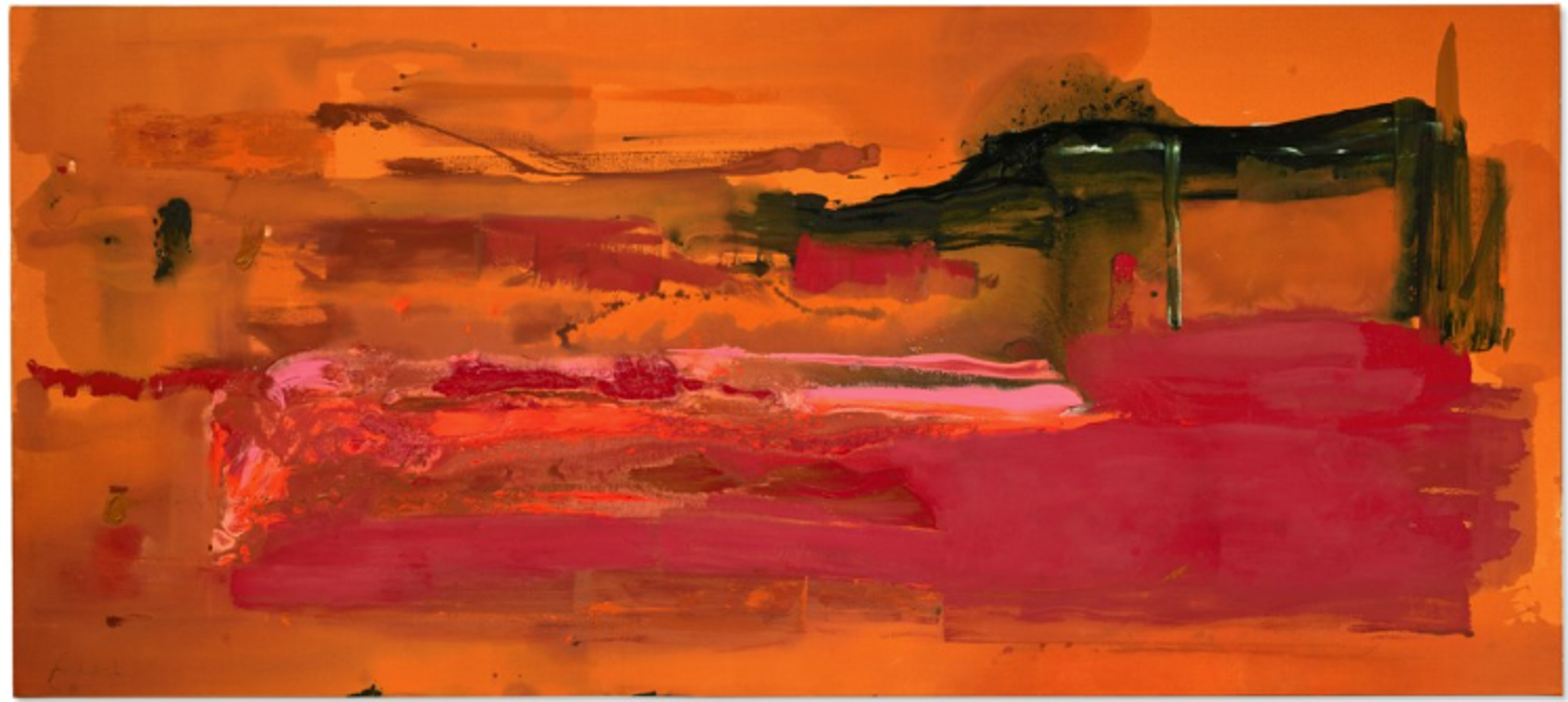 February's Turn by Helen Frankenthaler - Christie's