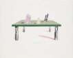 Glass Table With Objects - Signed Print