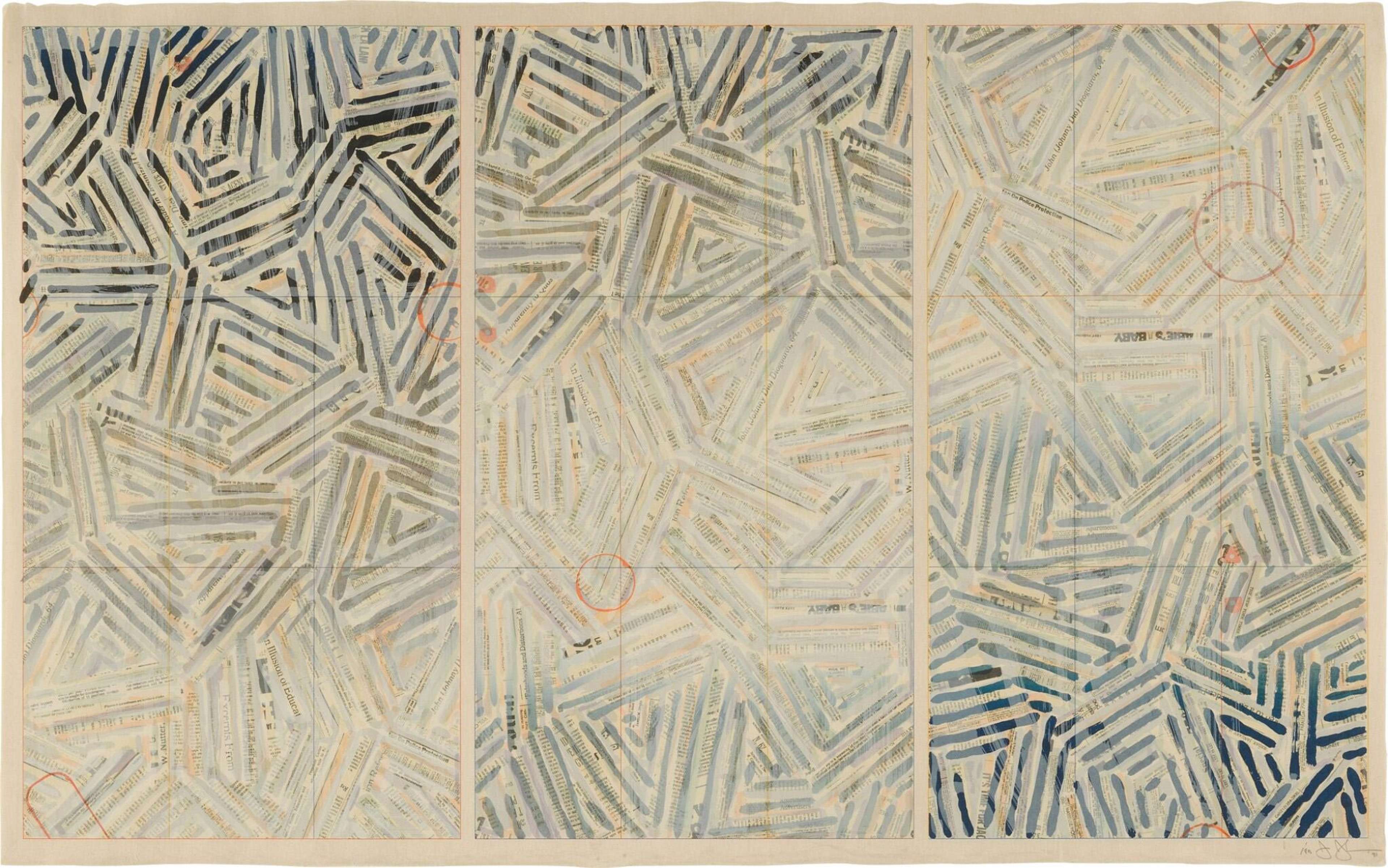 Usuyuki (ULAE 216) - Signed Print by Jasper Johns 1981 - MyArtBroker