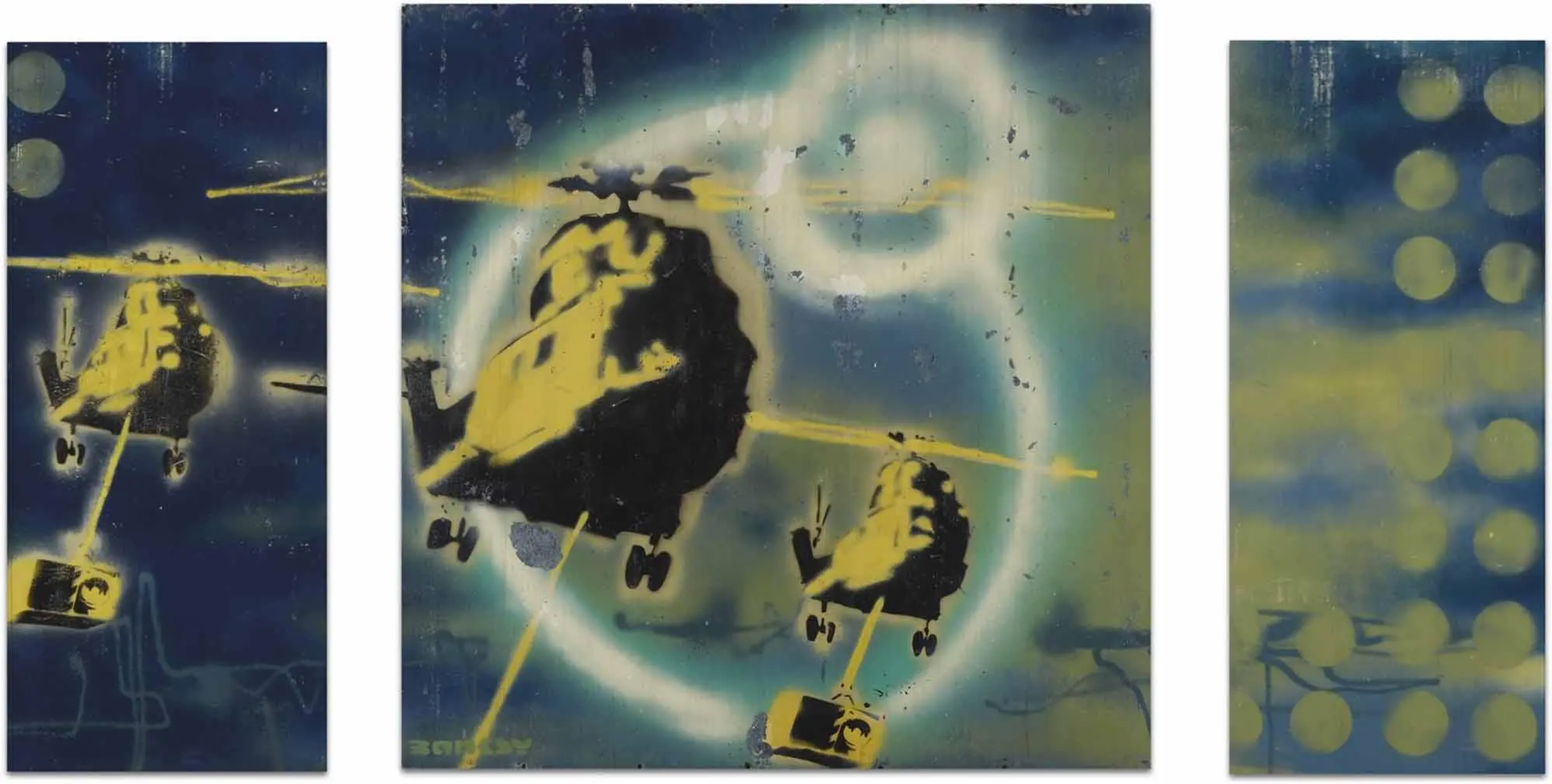 La peinture de Banksy « Painting For A Sound System Lorry »