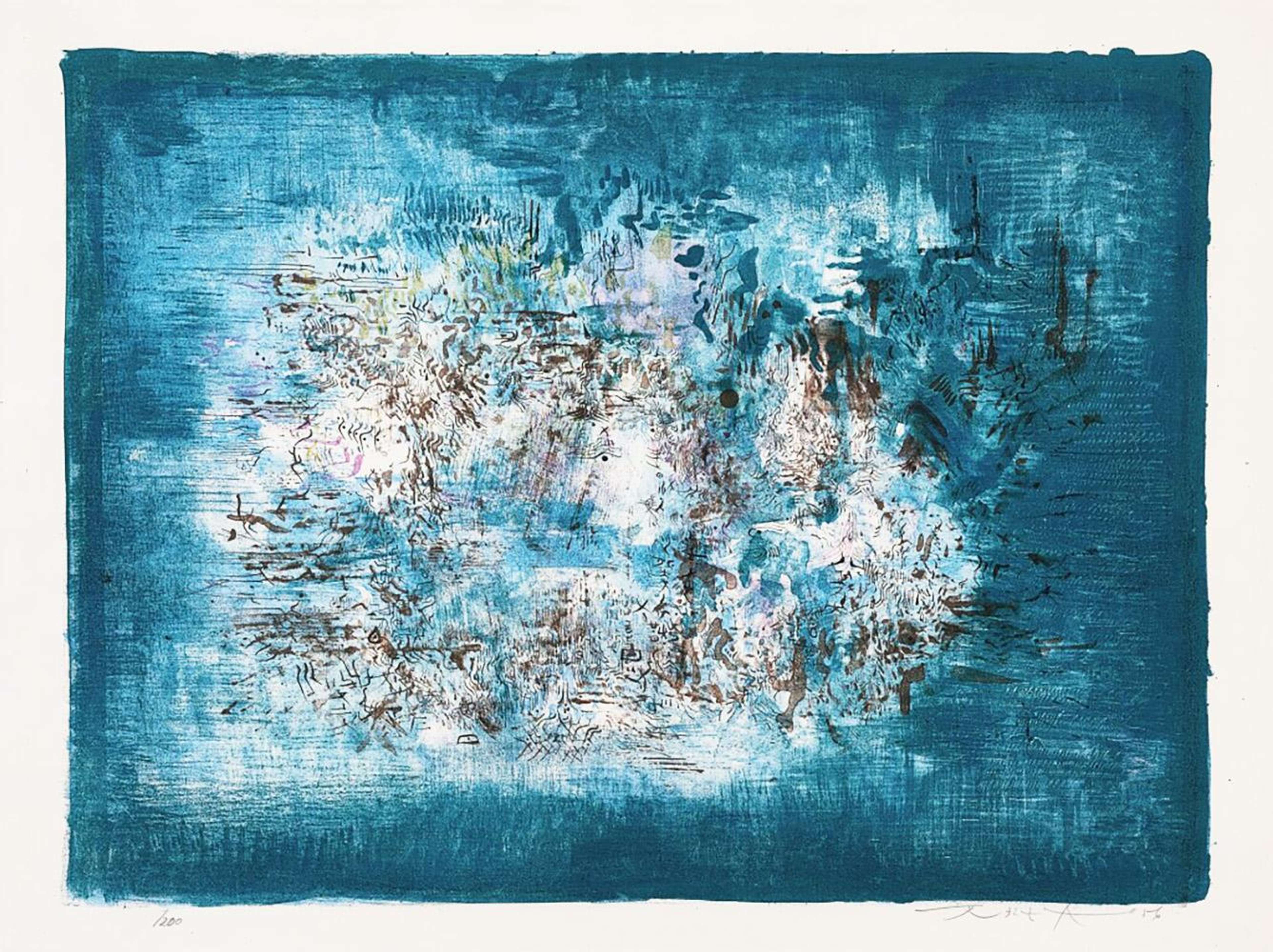 Petit Jardin - Signed Print by Zao Wou-Ki 1956 - MyArtBroker