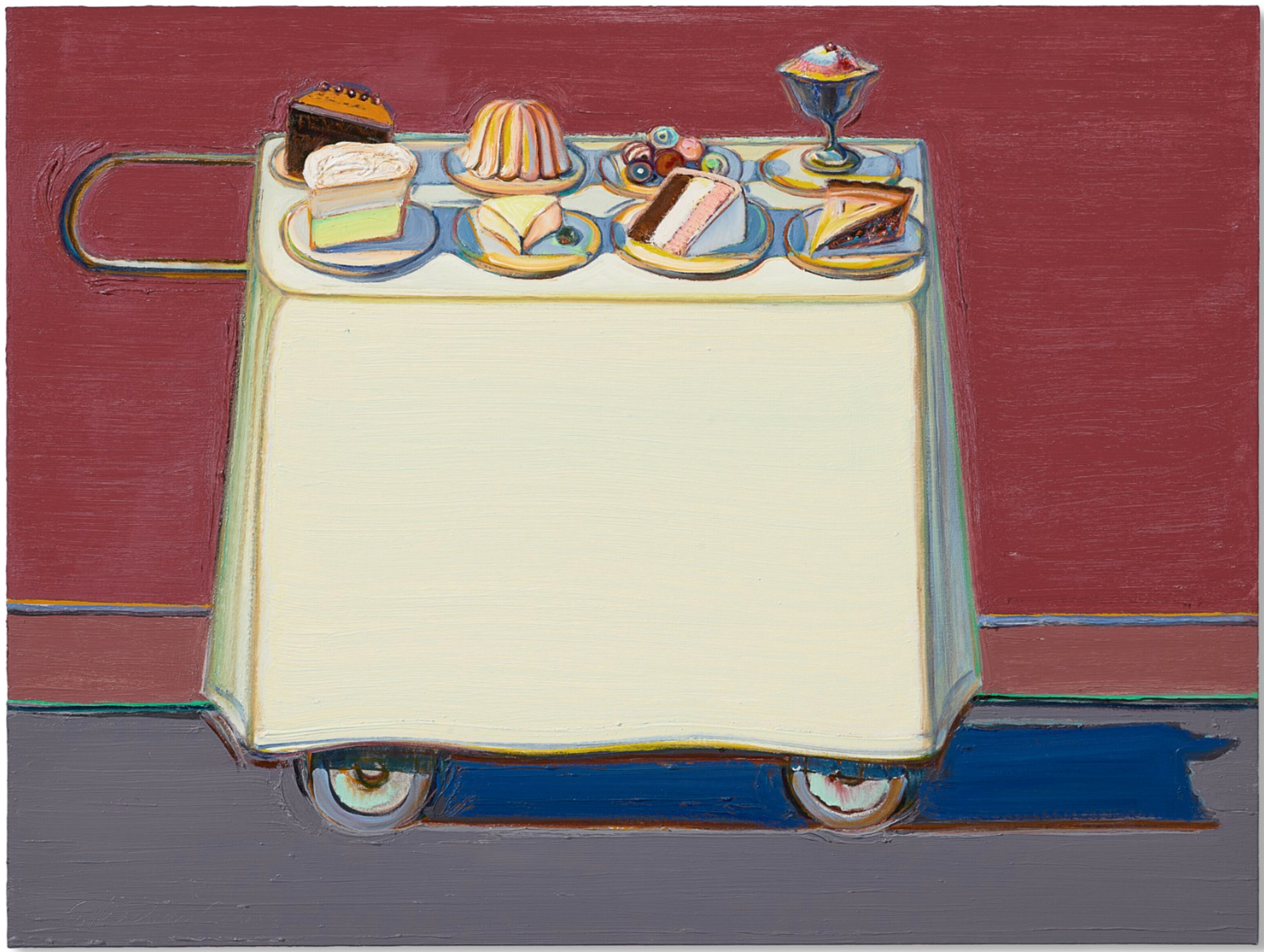 Café Cart by Wayne Thiebaud - Christie's