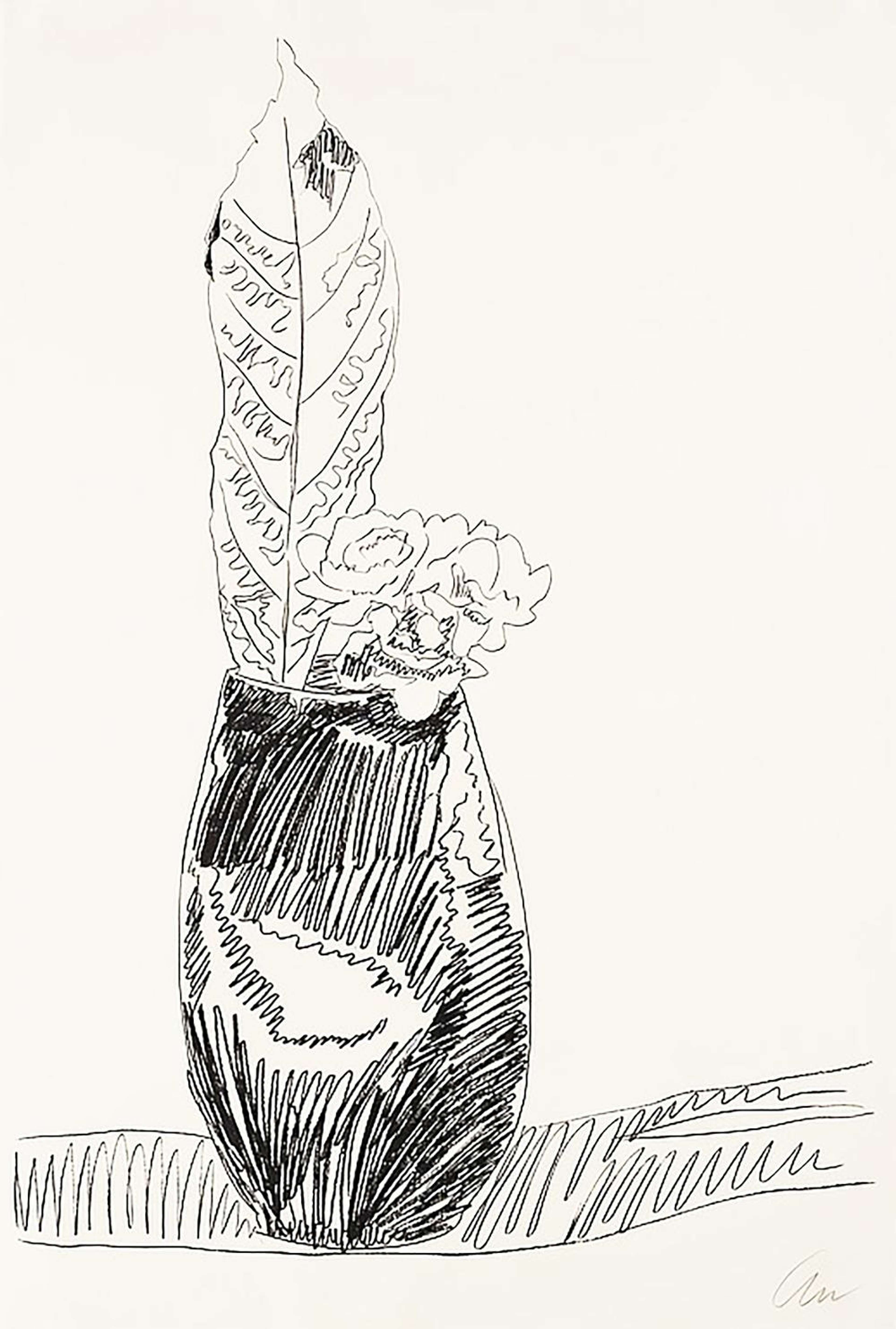 Flowers (black and white) (F. & S. II.105) by Andy Warhol