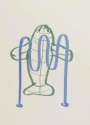 Jeff Koons: Dolphin (bicycle rack) - Signed Print