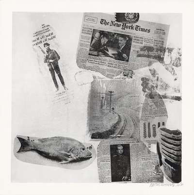 Features XV - Signed Print by Robert Rauschenberg 1970 - MyArtBroker