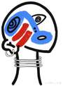 Keith Haring: The Story Of Red And Blue 17 - Signed Print