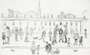 L S Lowry: Street Full Of People - Signed Print