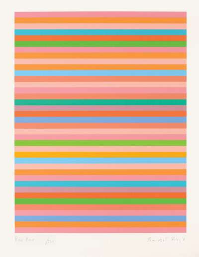 Rose Rose - Signed Print by Bridget Riley 2011 - MyArtBroker
