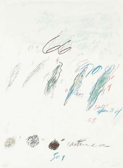 Castanea Sativa - Signed Print by Cy Twombly 1975 - MyArtBroker