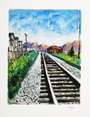 Bob Dylan: Train Tracks Blue (2018) - Signed Print
