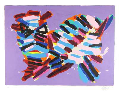 Innocent Cat - Signed Print by Karel Appel 1978 - MyArtBroker