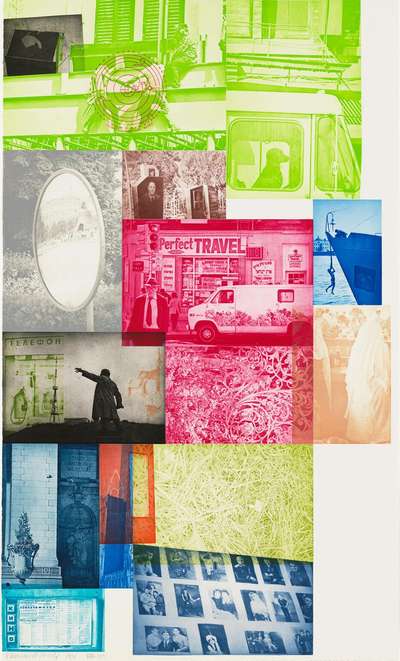 Soviet American Array VI - Signed Print by Robert Rauschenberg 1988 - MyArtBroker