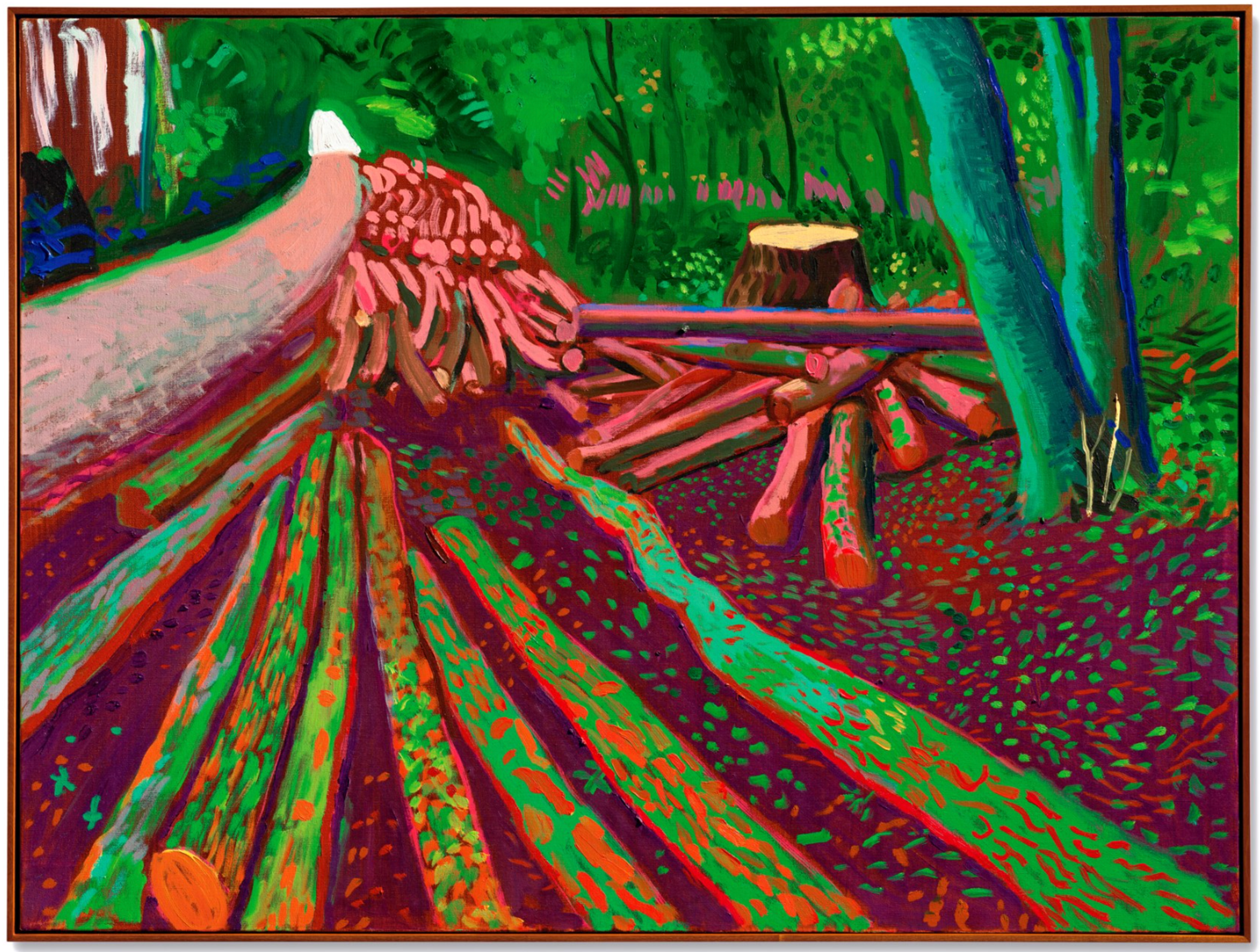 Plus de Woldgate Timber, 13 octobre 2009 par David Hockney - Christie's