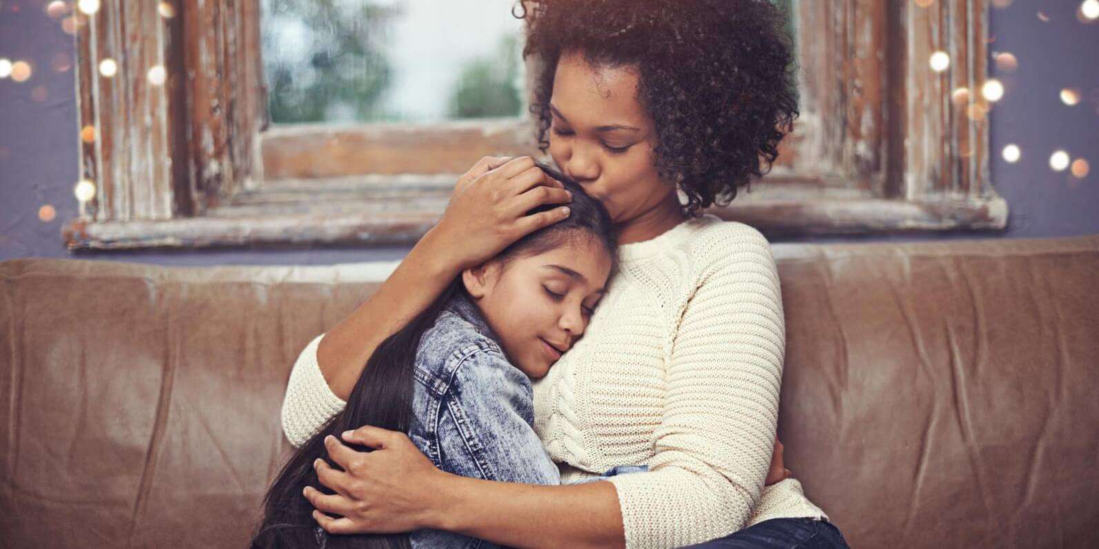 Calm and happy toddler playing peacefully with emotional balance