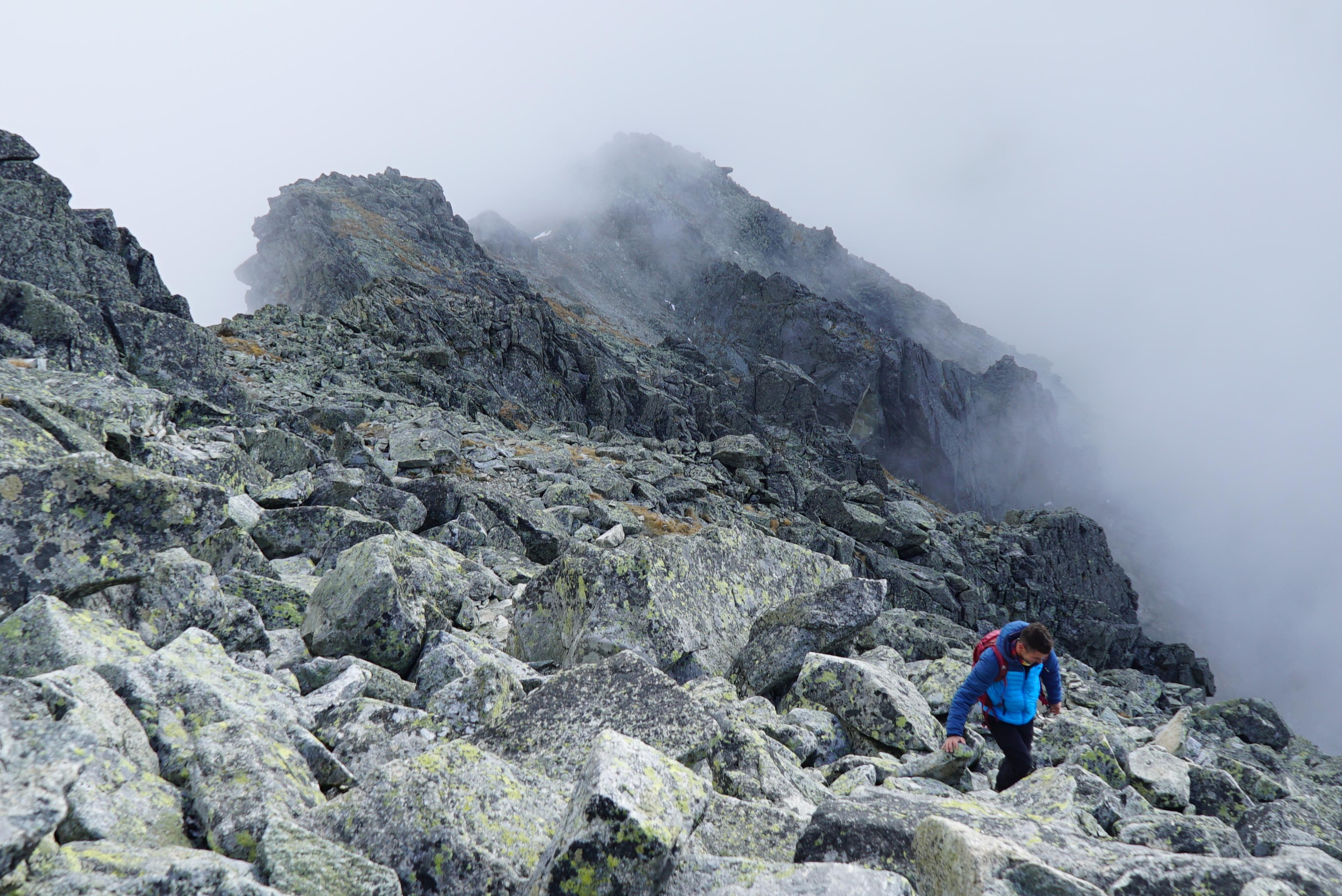 končista high tatras peak stones rocks 