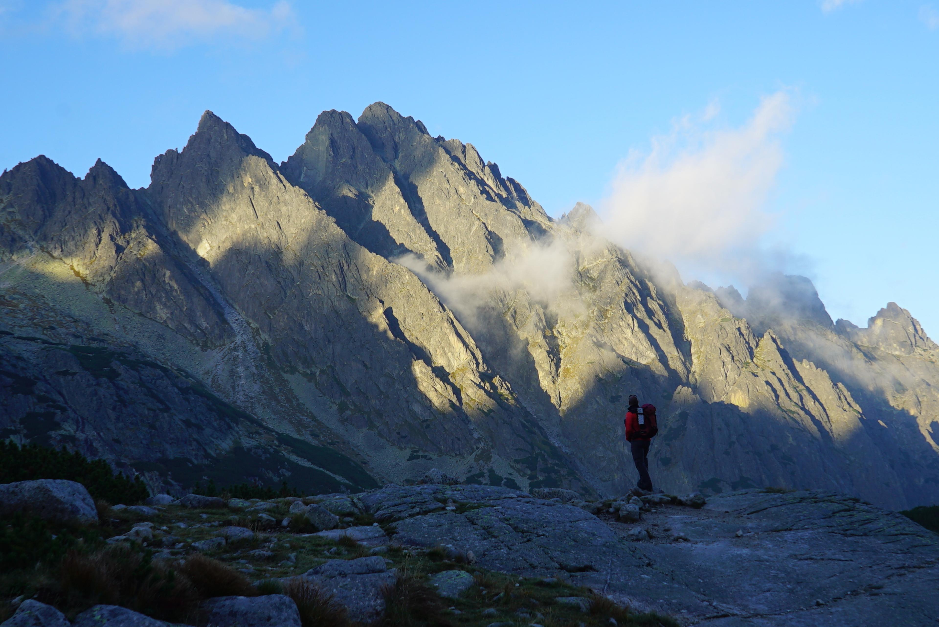 sunset mountains high tatra