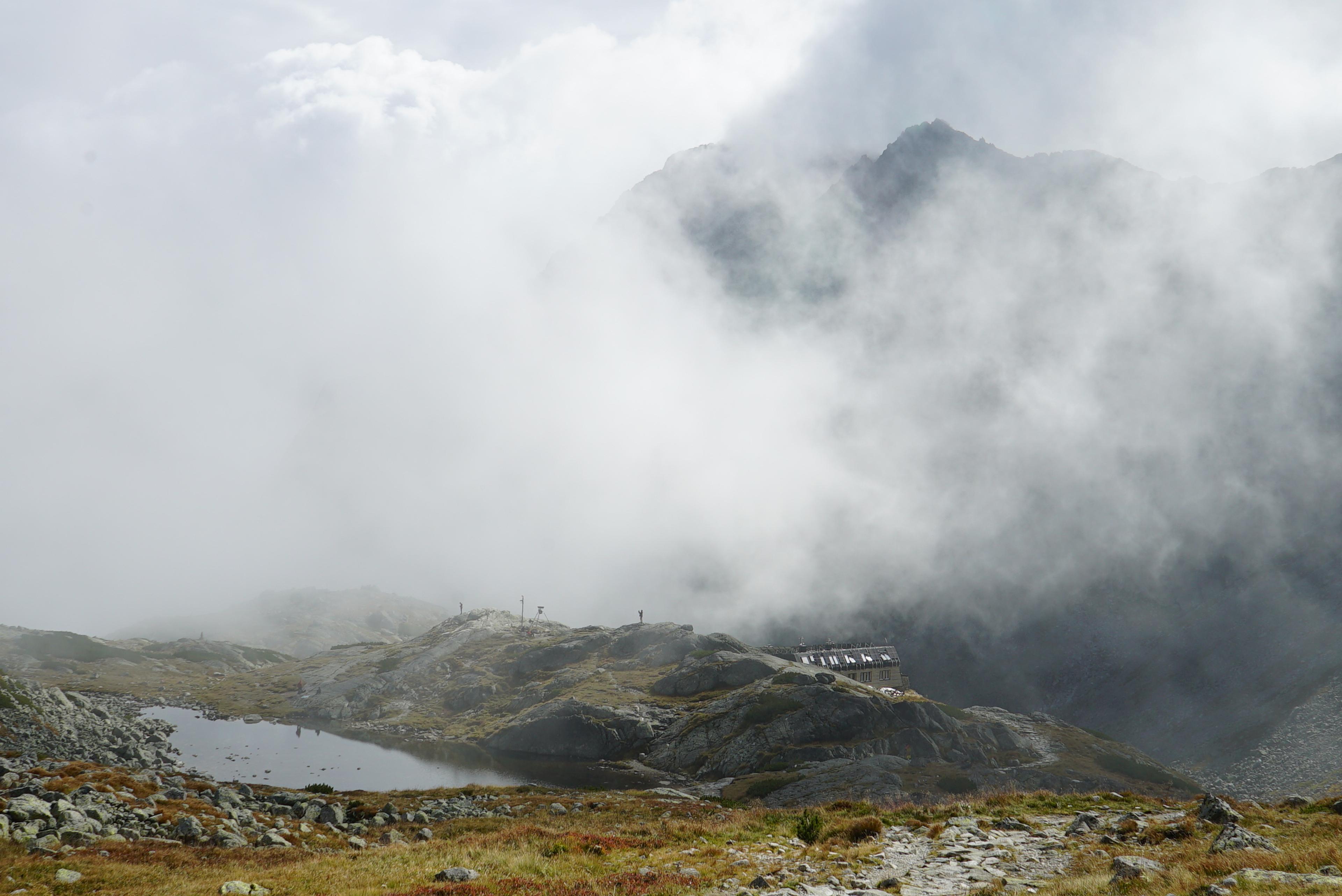 mountain hut lake tatras