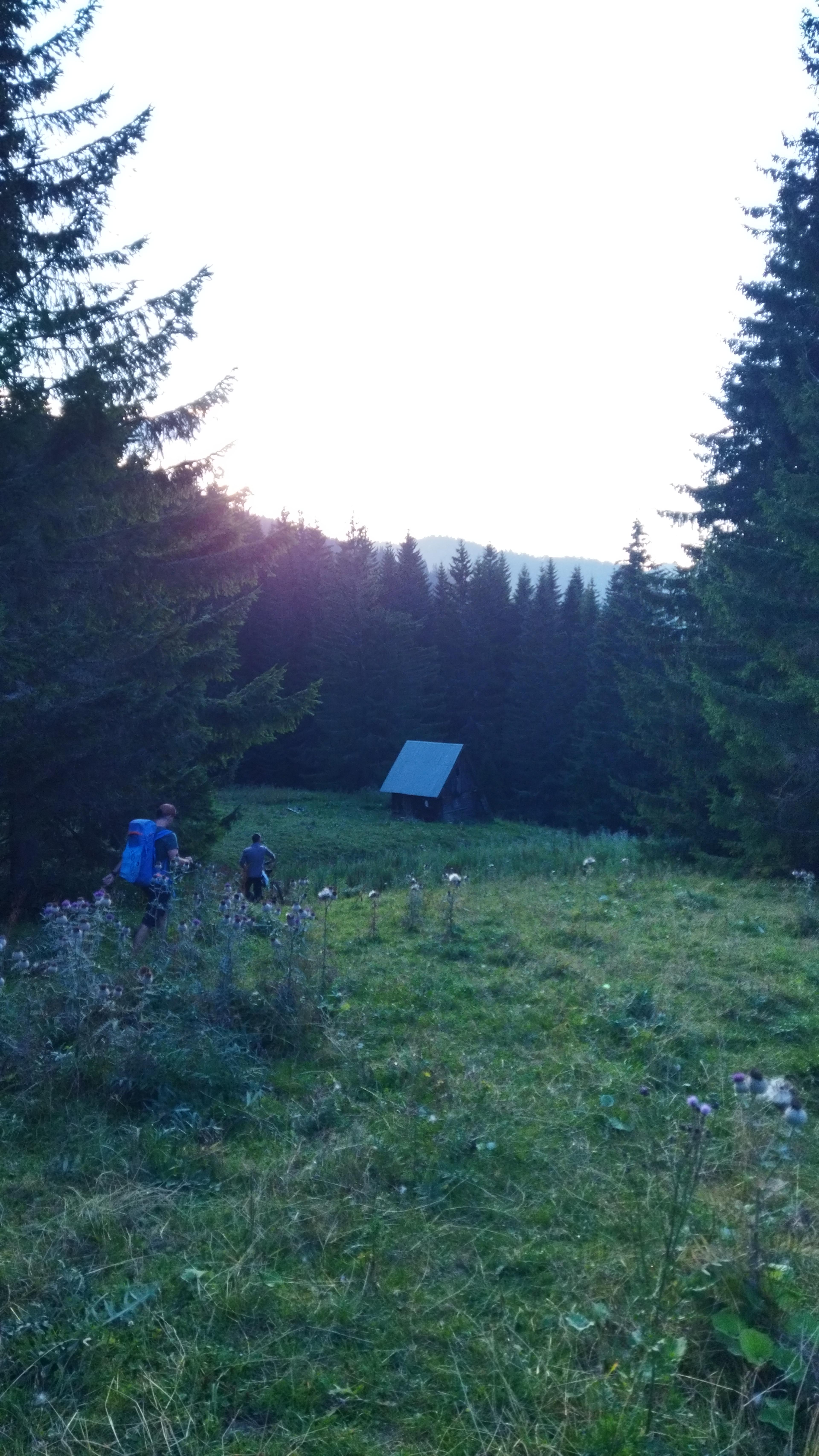 ridge great fatra valley huts rocks forrest