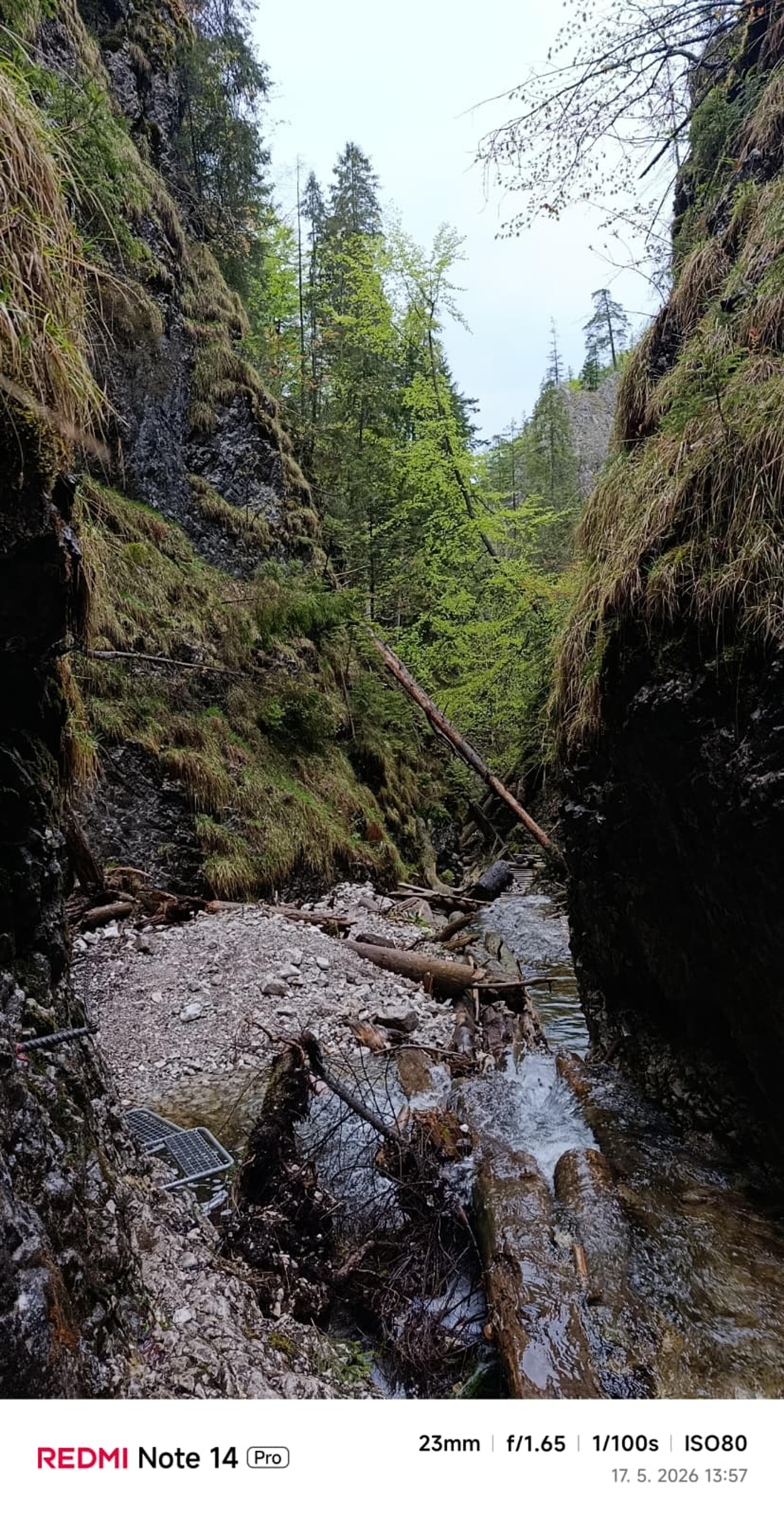 wild gorge slovak paradise waterfall wilderness water