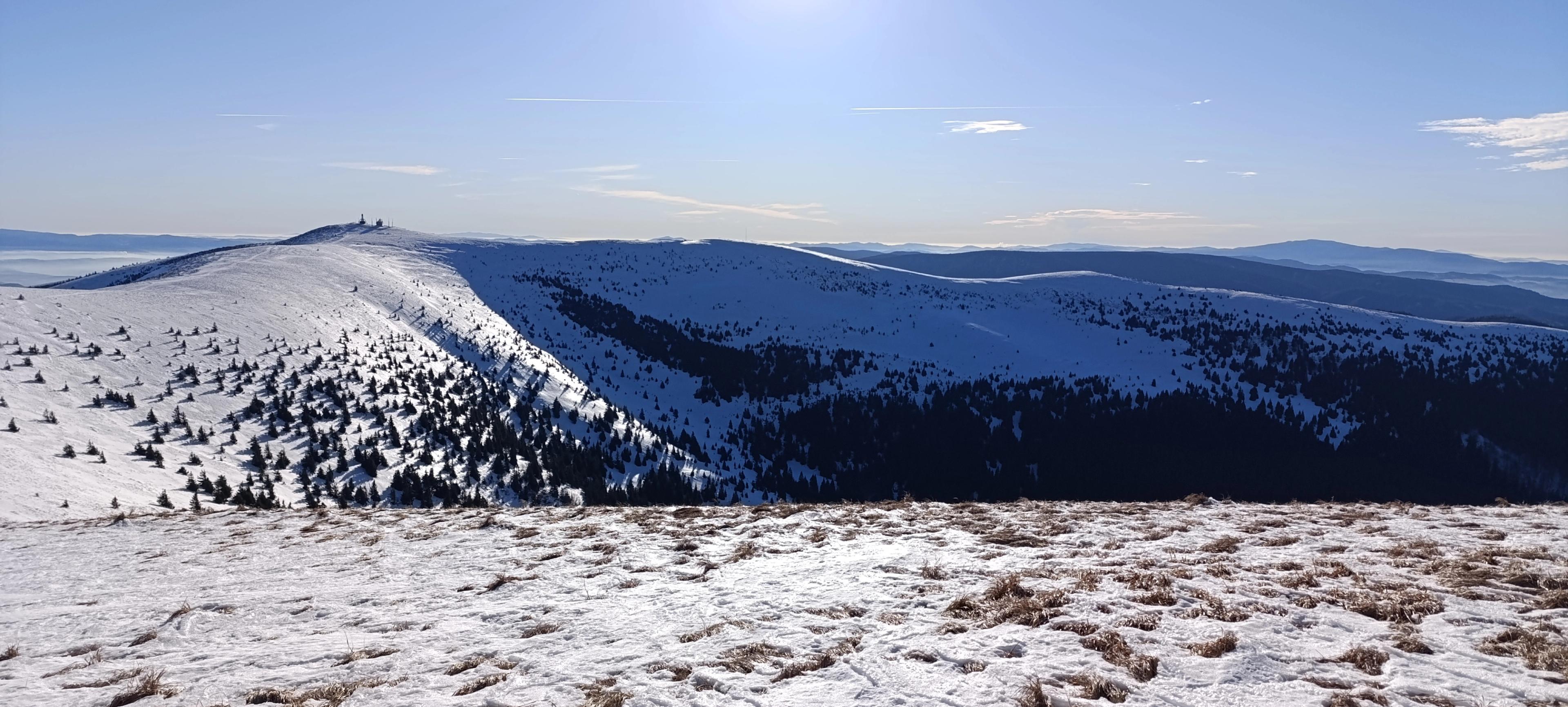 ridge, high velka fatra meadow snow summer