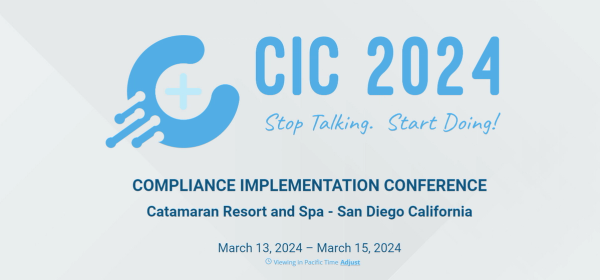 cic 2024, compliance implementation conference, cic