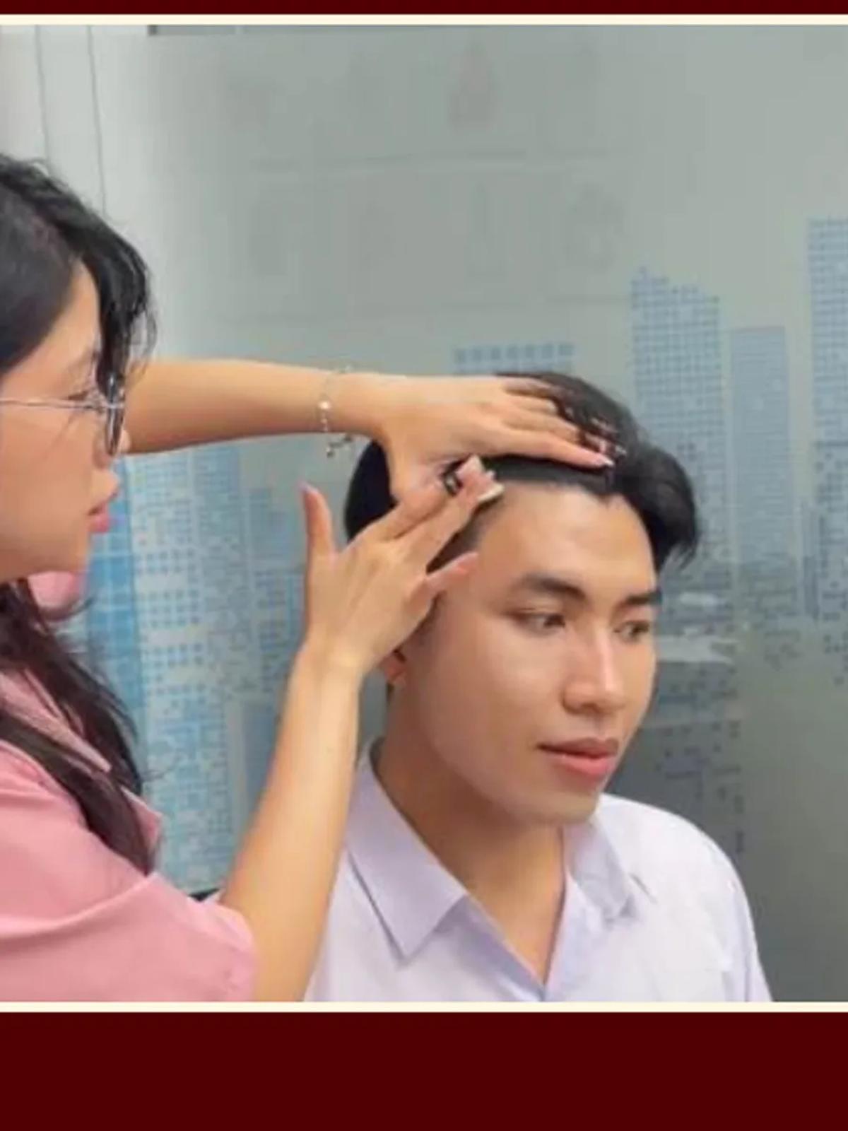 Nhung Phan hỗ trợ hoàn thiện diện mạo tiếp viên tại Sky Wings.