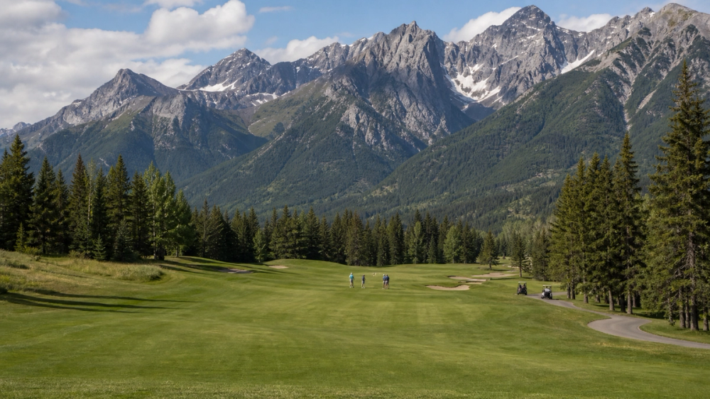 Canadian Rockies golf circuits with door-to-door service, Canada