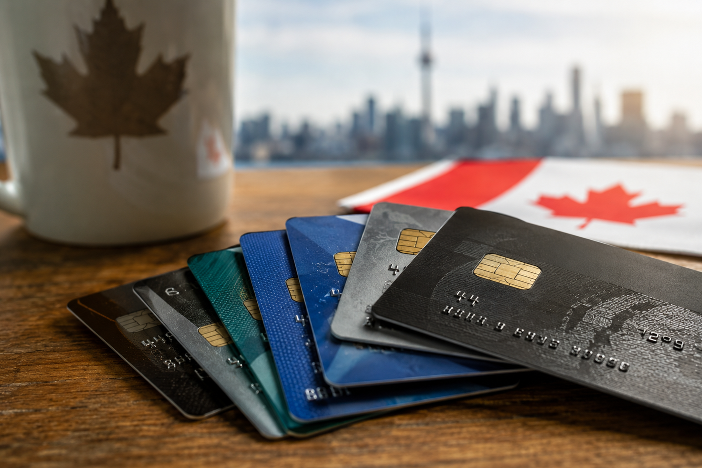 Pile of credit cards
