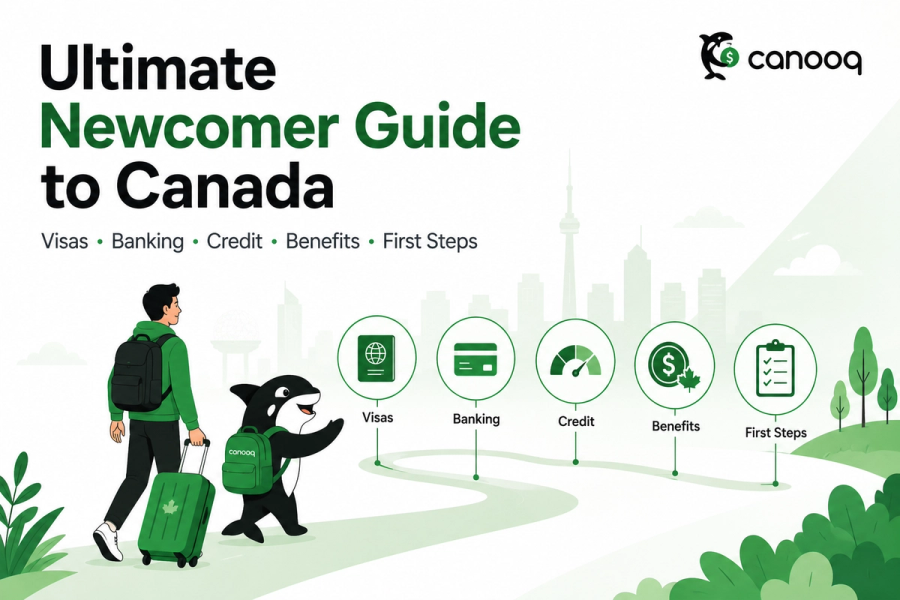 Ultimate Newcomer Guide to Canada: Visas, Banking, Credit, Benefits and First Steps