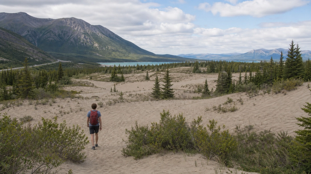 Carcross Desert and Emerald Lake, Canada