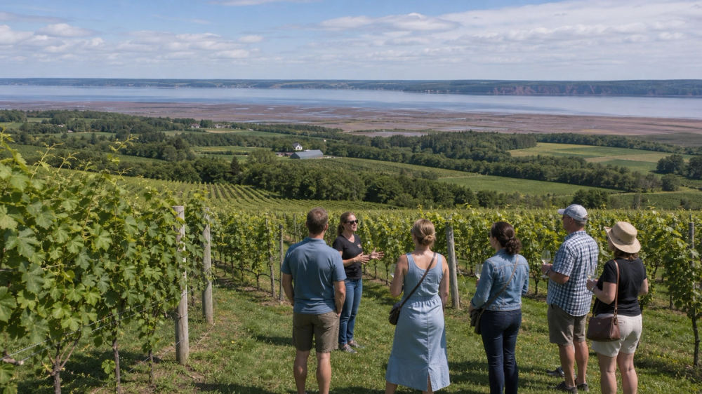 Sip wine between tides in the Annapolis Valley, Canada